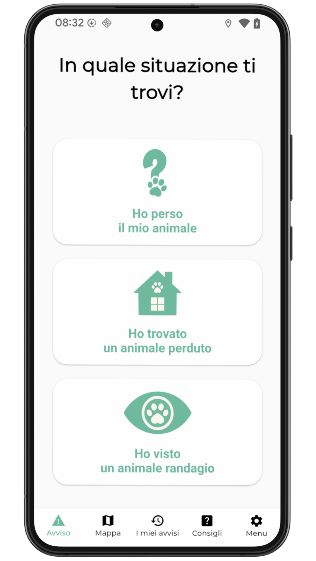 Segnalazioni di Animali
